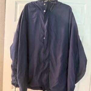 GAP Blue Windbreaker Jacket Lightweight Zip-Up